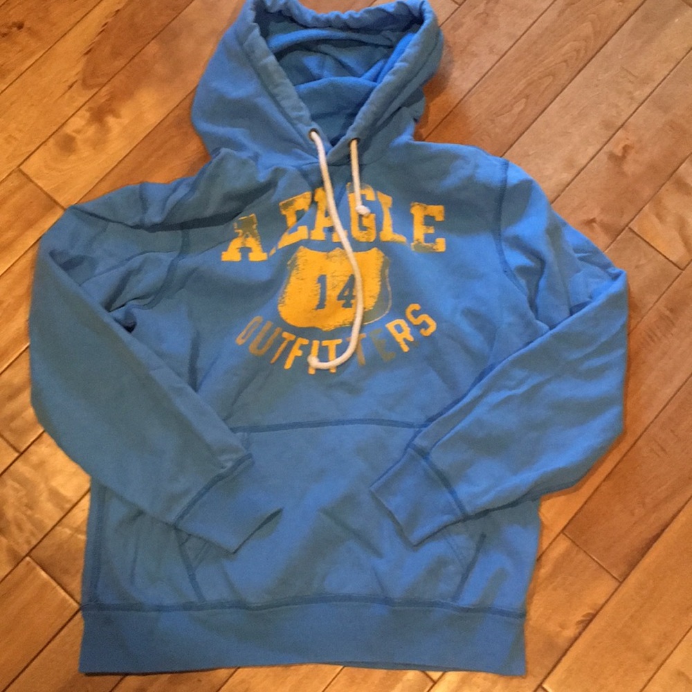 Blue American Eagle Hoodie